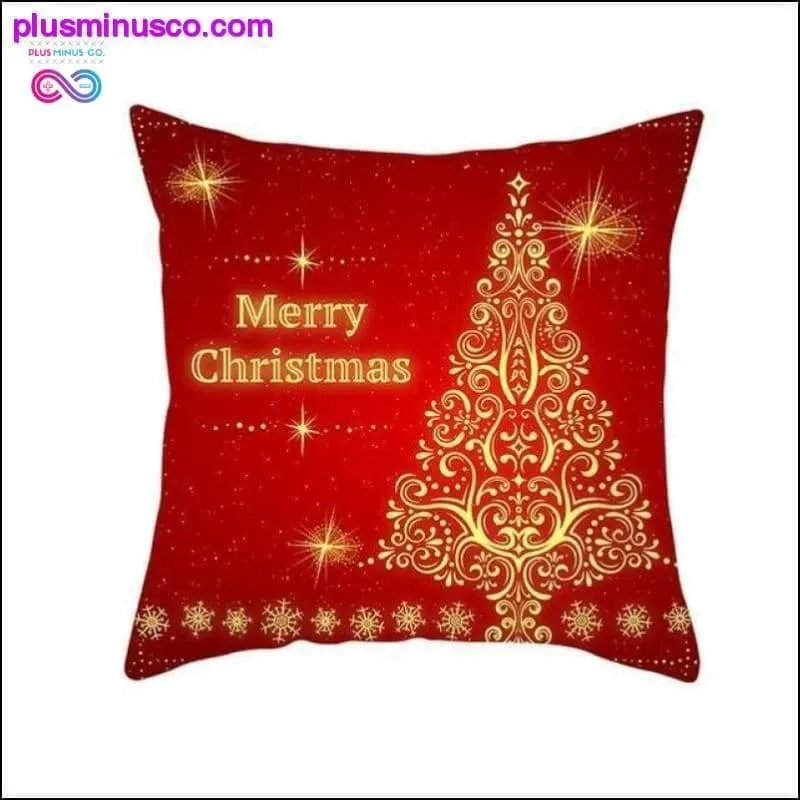 Christmas-themed Polyester Throw Pillowcases 45*45cm at