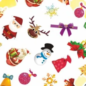Christmas Water Decal