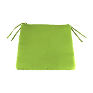 Classic Chair Cushions with Ties, 20"x 20"x 3" - Greenery,20.75"x3"x20"inches