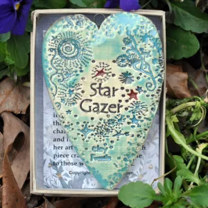 Clay Fossil Ornament, Star Gazer