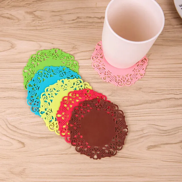 Colorful Silicone Lace Doilies