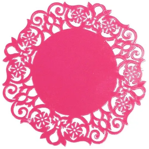 Colorful Silicone Lace Doilies