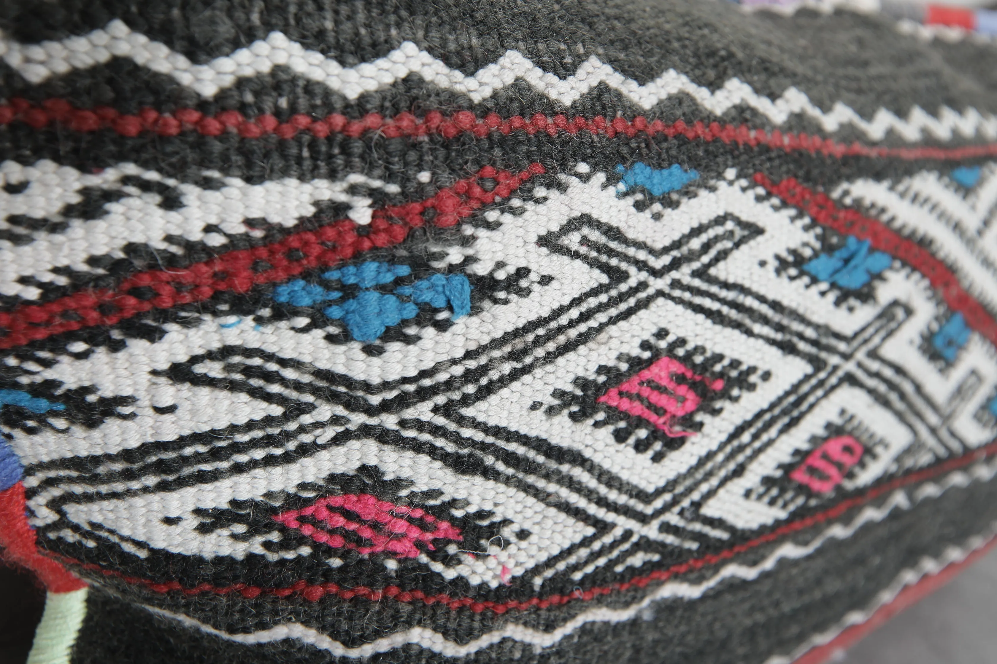 Colorful Tribal Moroccan Pillow - 13.7 x 23.6 Inches