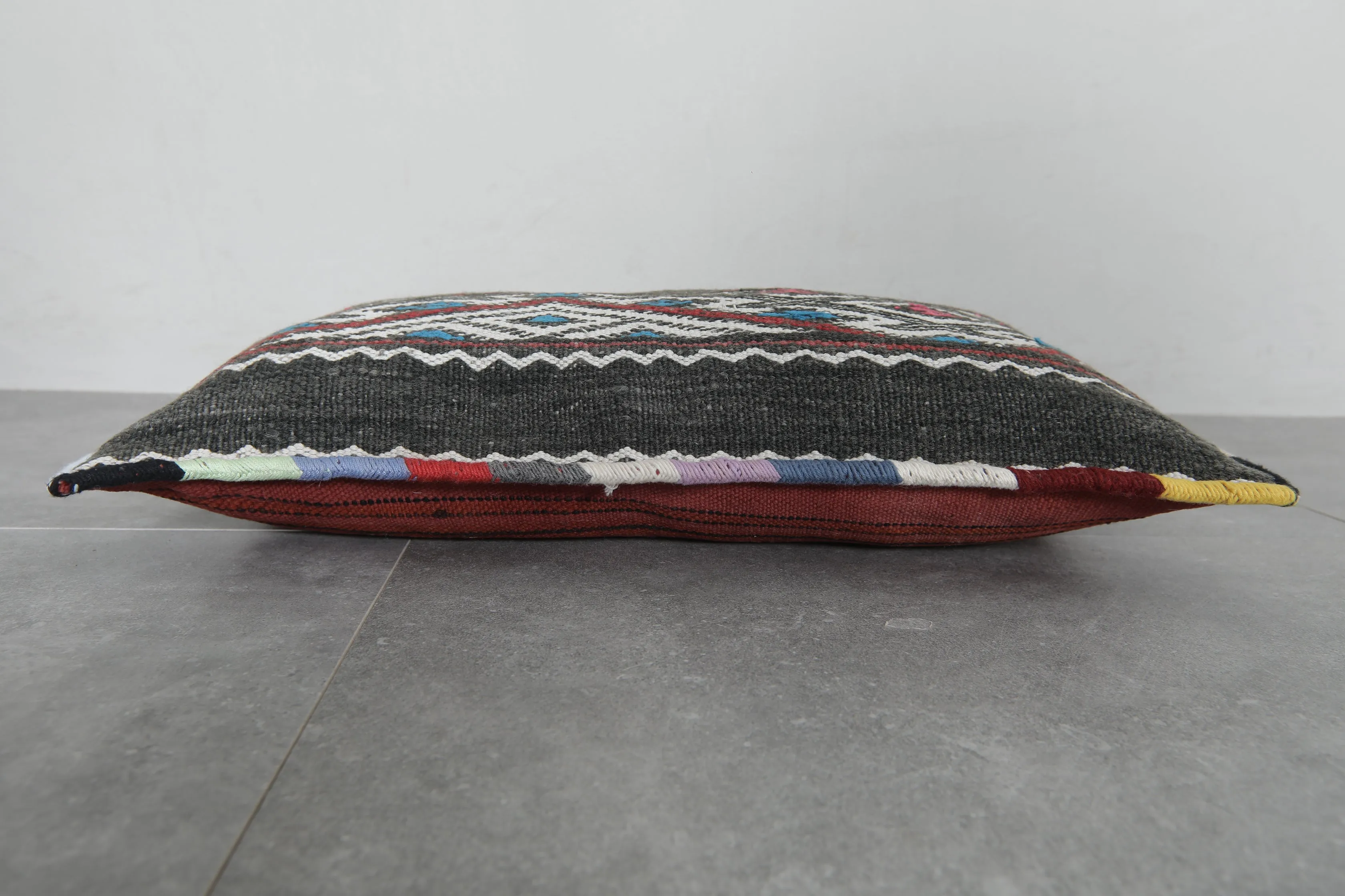 Colorful Tribal Moroccan Pillow - 13.7 x 23.6 Inches