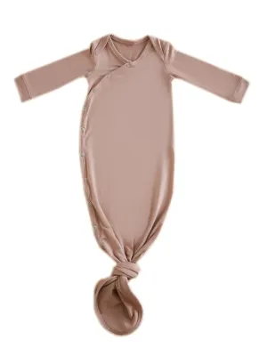 Copper Pearl Knotted Gown - Pecan