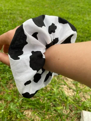 Cow Scrunchie Cow Hair Tie