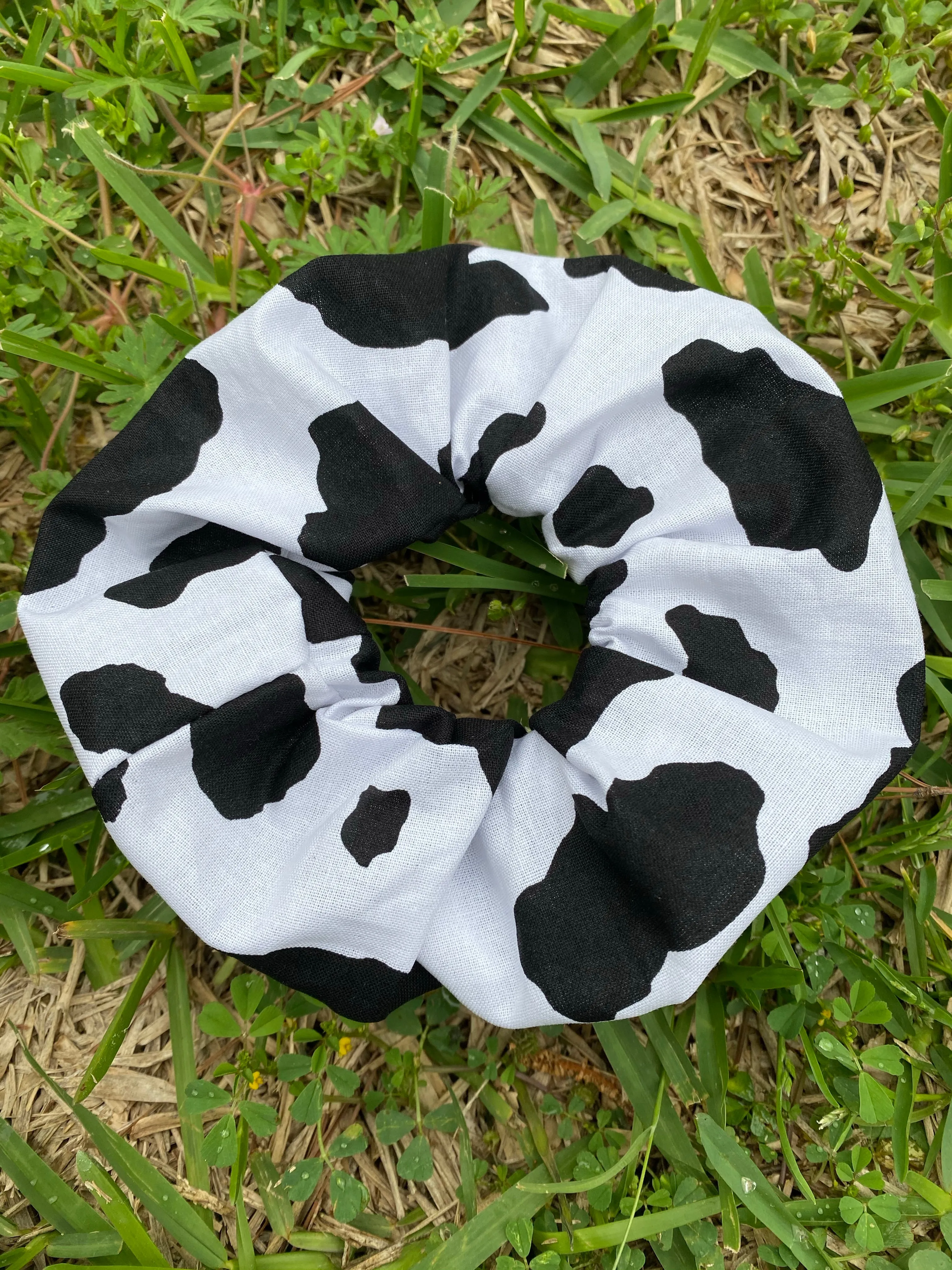 Cow Scrunchie Cow Hair Tie
