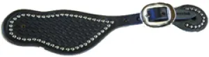 Cowperson Men's Dark Leather Spur Strap