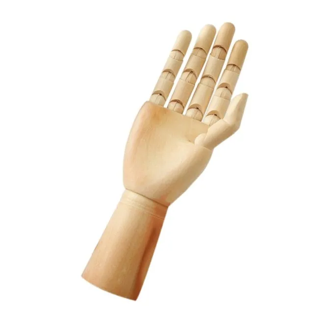 Creative Wooden Art Model Doll Hands Home Living Office Desktop Decorations