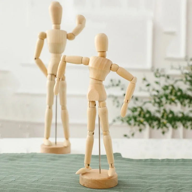 Creative Wooden Art Model Doll Hands Home Living Office Desktop Decorations