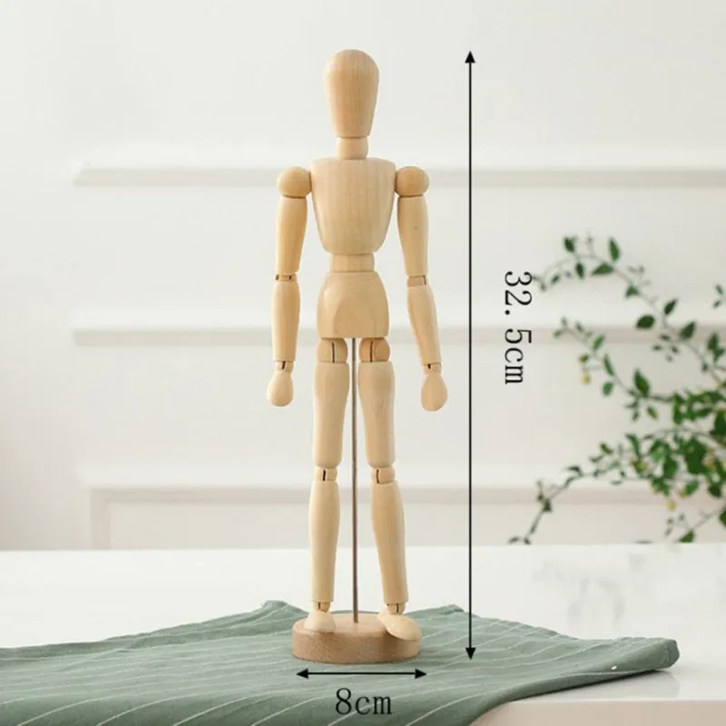 Creative Wooden Art Model Doll Hands Home Living Office Desktop Decorations