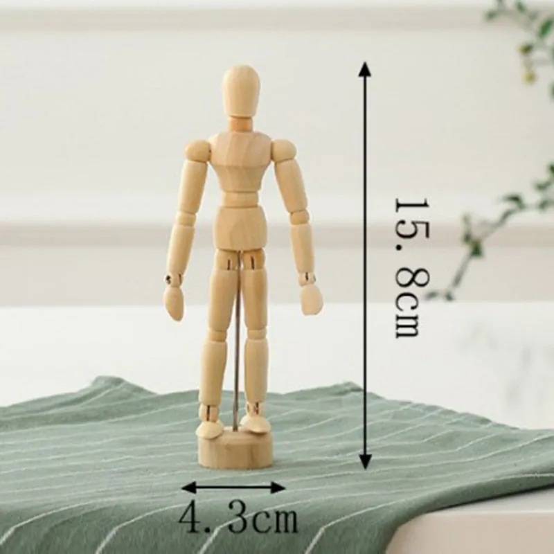 Creative Wooden Art Model Doll Hands Home Living Office Desktop Decorations