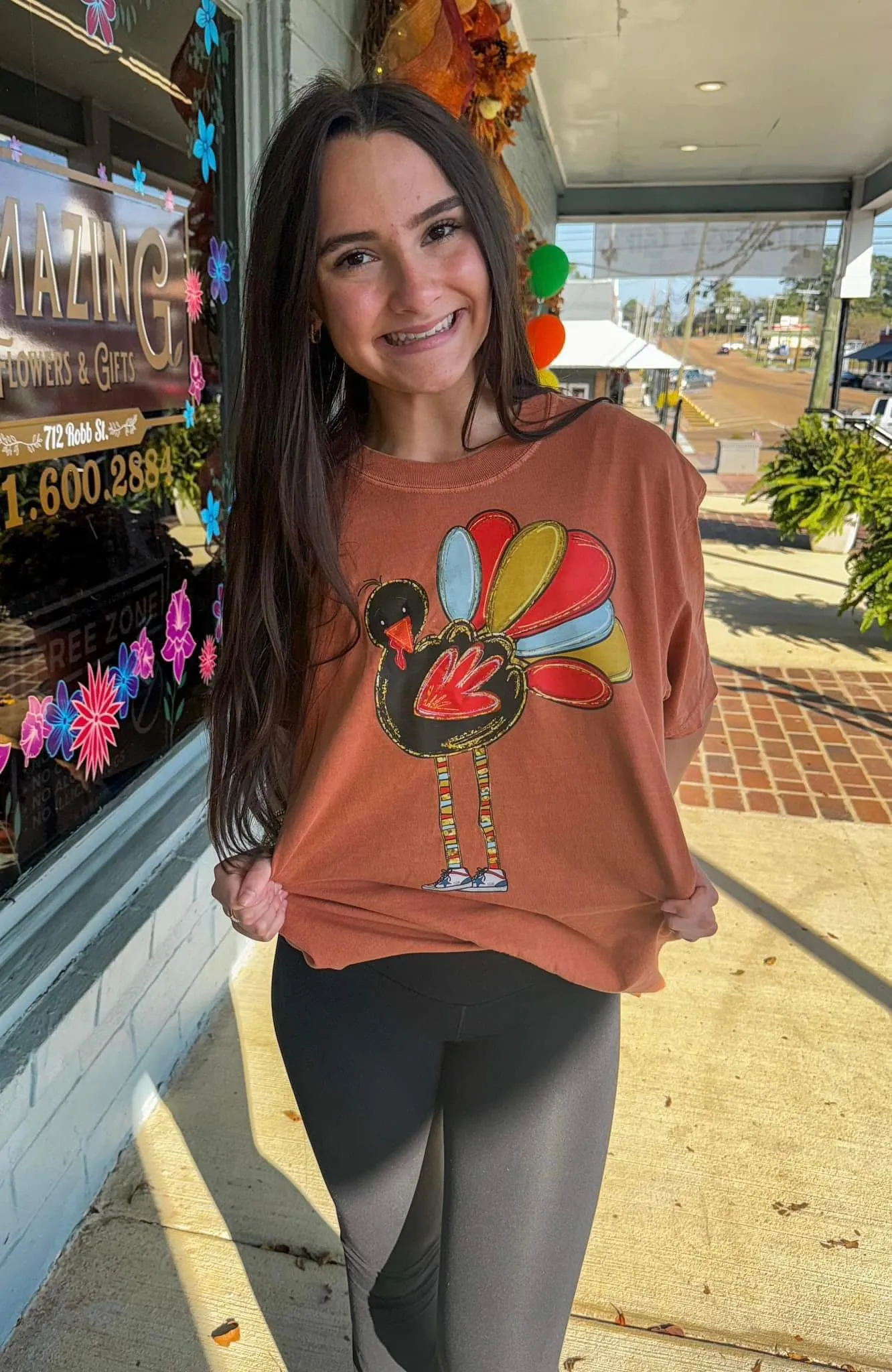 Cute Turkey Tee - Comfort Colors