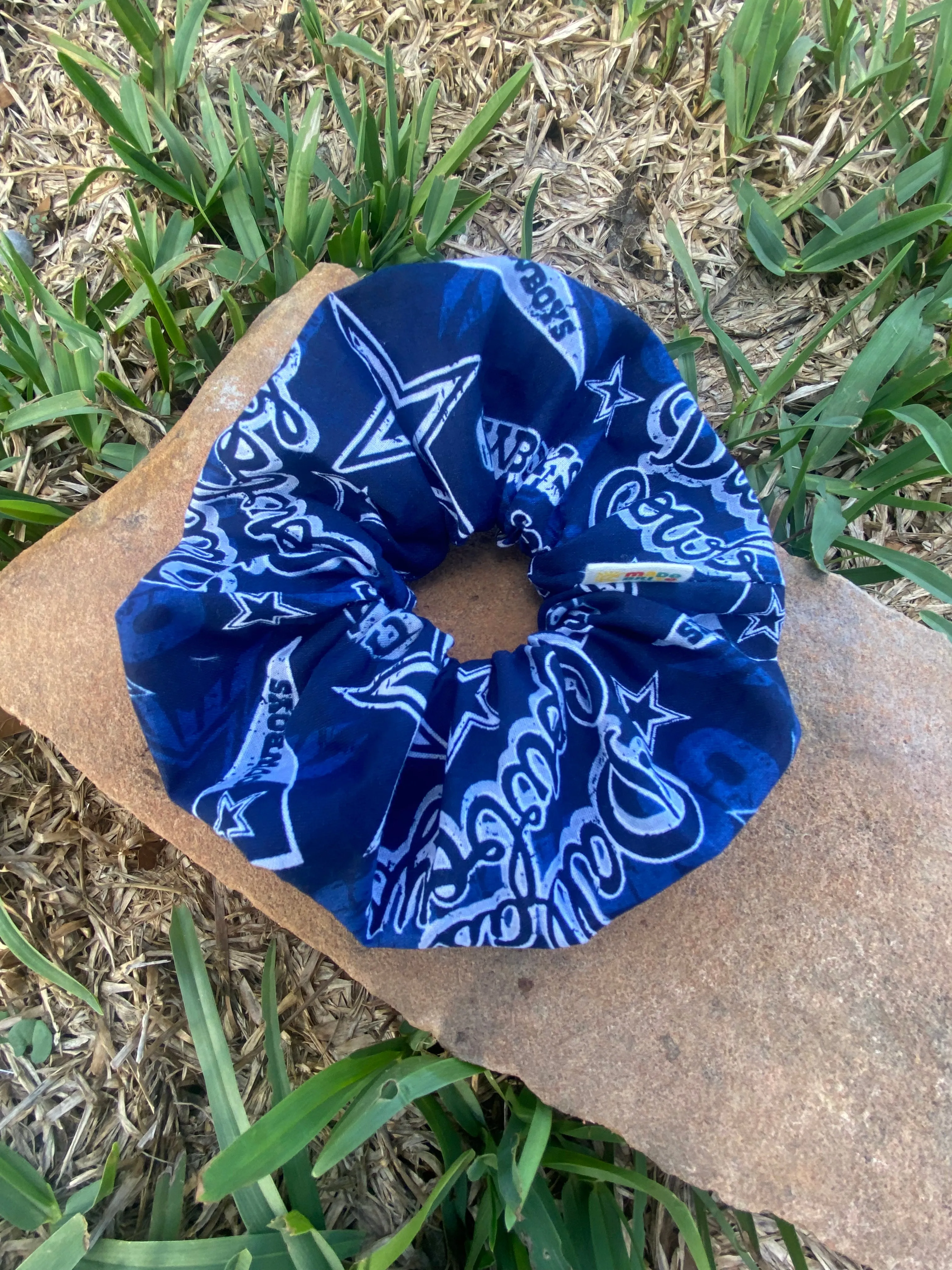 Dallas Cowboys Scrunchie Hair Tie Gift Ponytail