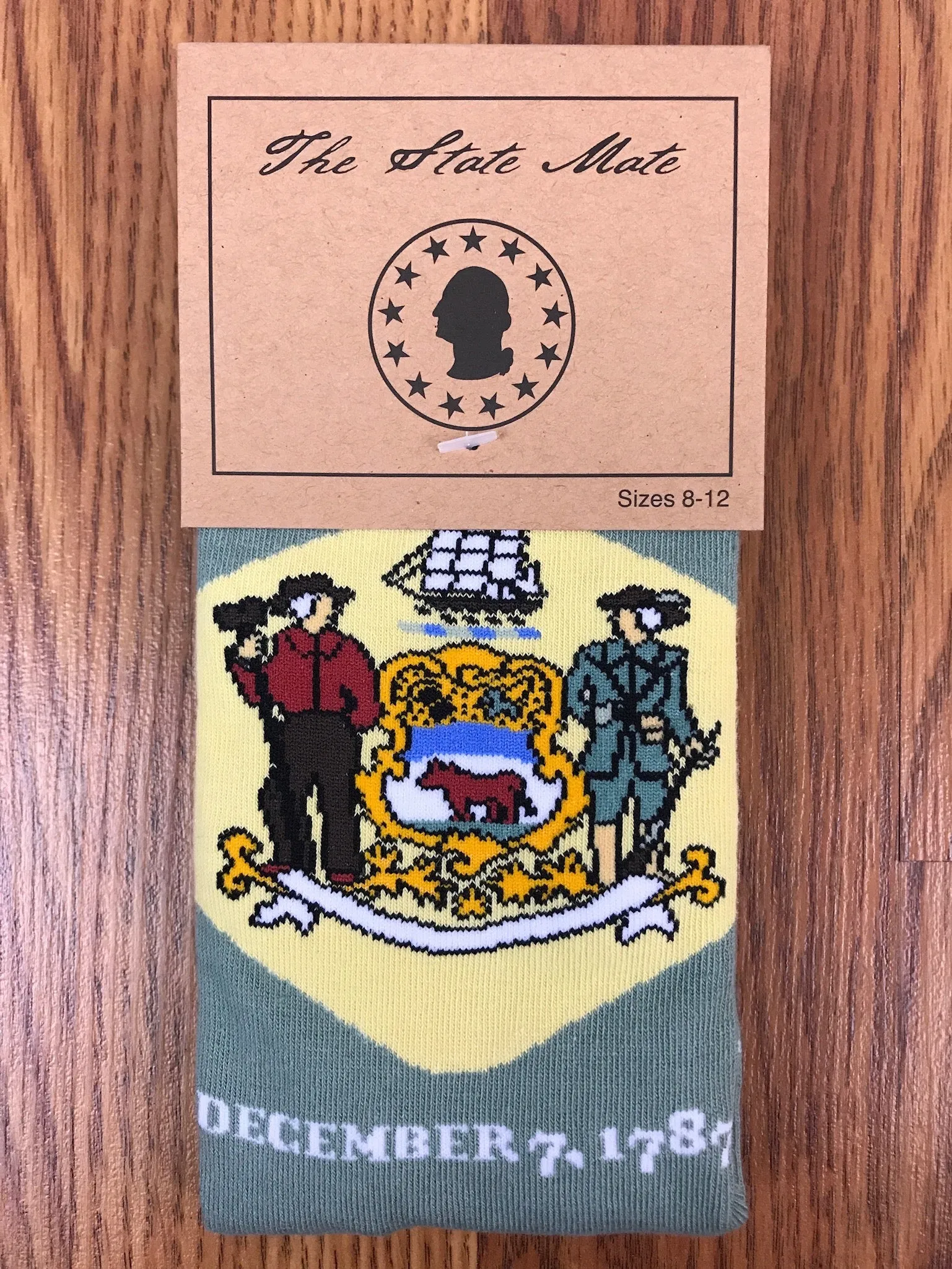 Delaware State Flag Socks