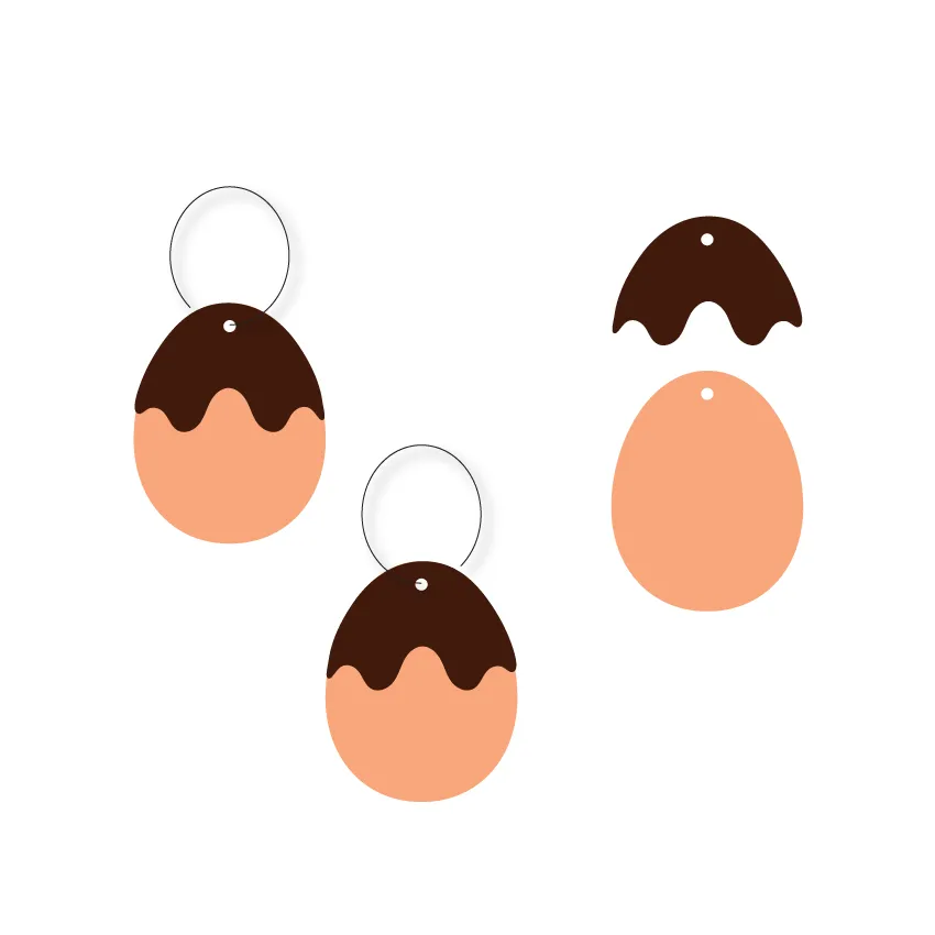Drippy Egg Stacker - Two Pair Set