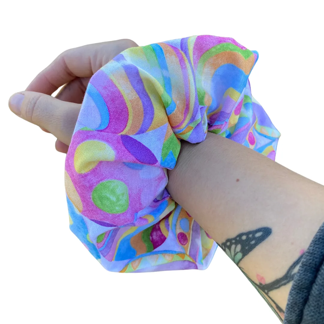 Easter Eggs Scrunchie Hair Tie Ponytail Gift