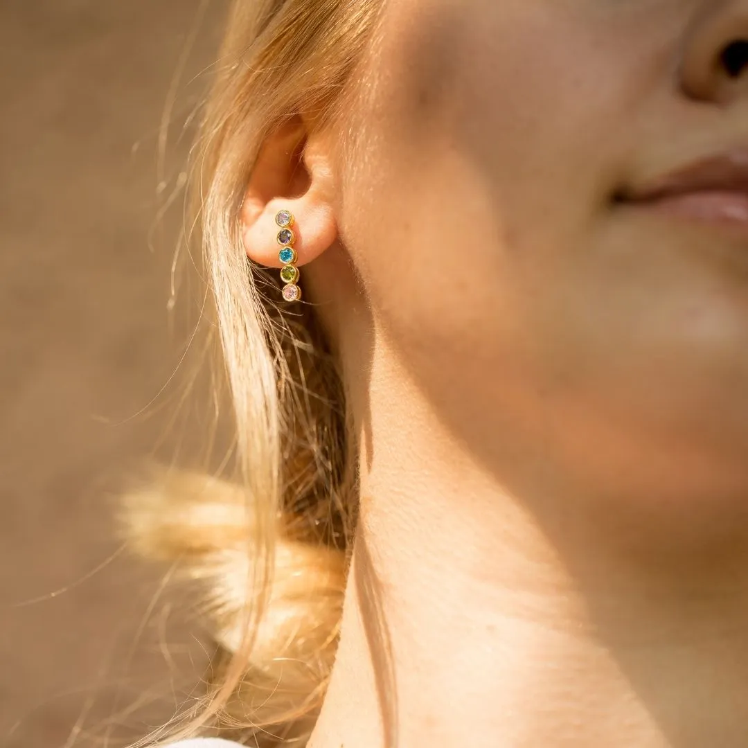 Family Birthstone Earrings