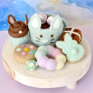 Felt Easter Grazing Box Play Set - Mint