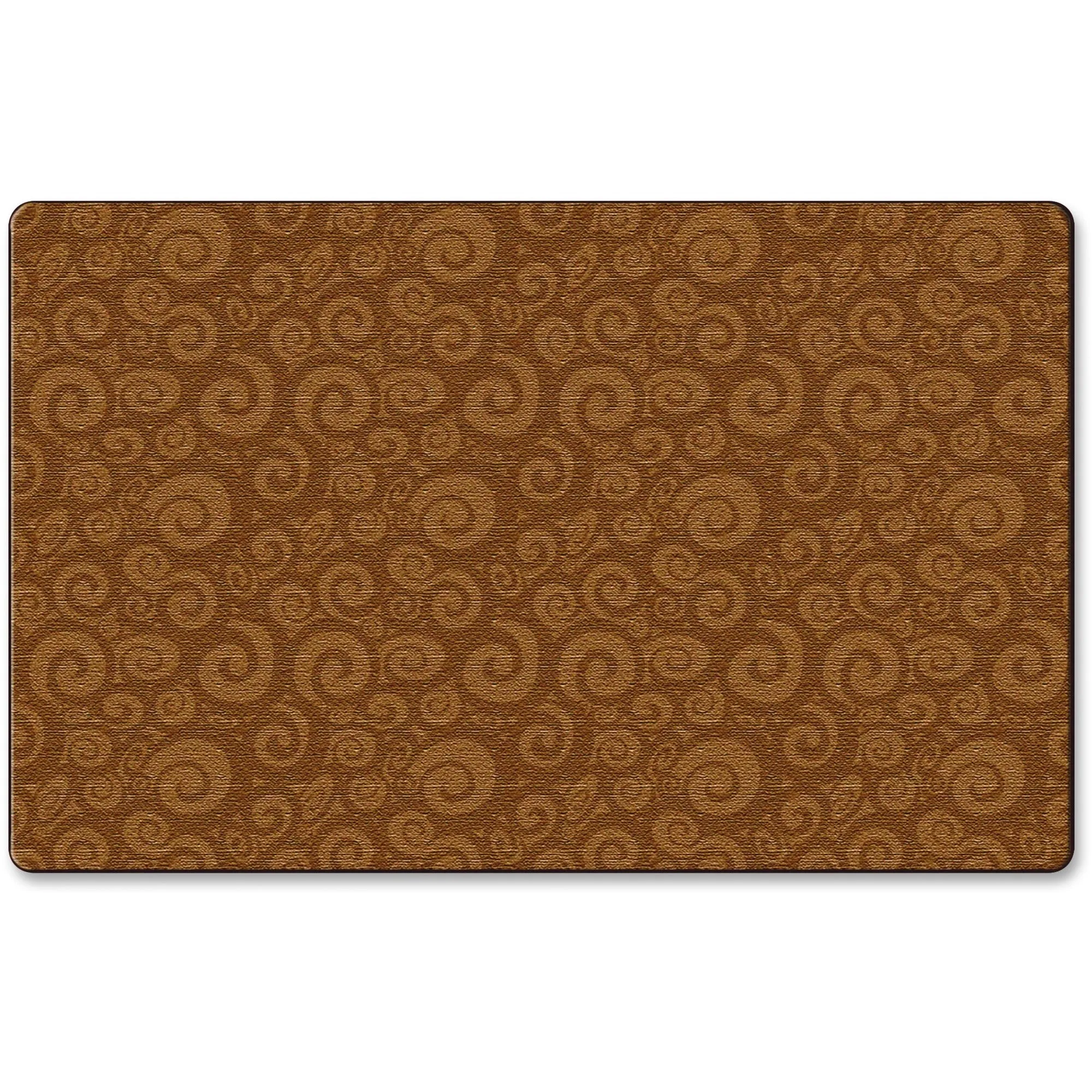 Flagship Carpets Solid Color Swirl Rug