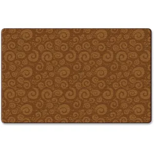 Flagship Carpets Solid Color Swirl Rug