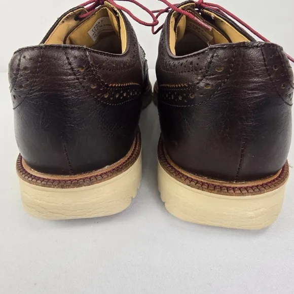 FootJoy Men's Size 12 Wide Club Casuals Wing Tip Golf Shoe- Brown Style 79057
