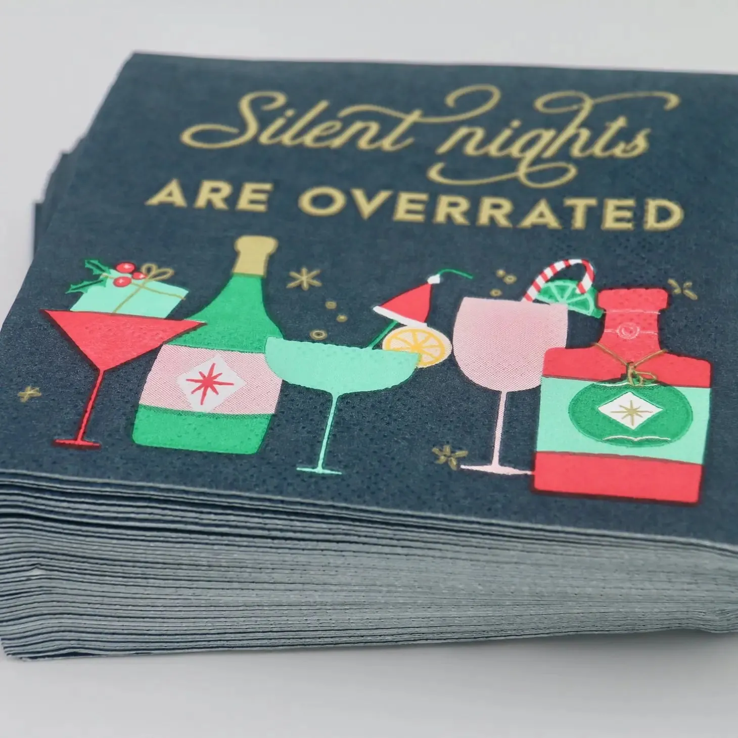 Funny Christmas Cocktail Napkins