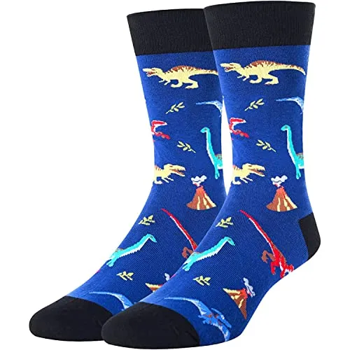 Funny Dinosaur Gifts for Men Gifts for Him Dinosaur Lovers Gift Cute Sock Gifts Dinosaur Socks