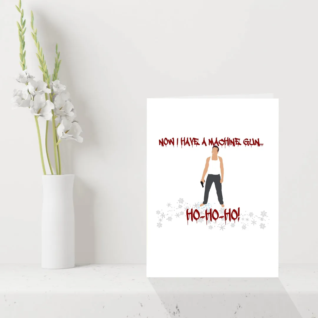 Funny Movie Themed Christmas Card - Die Hard