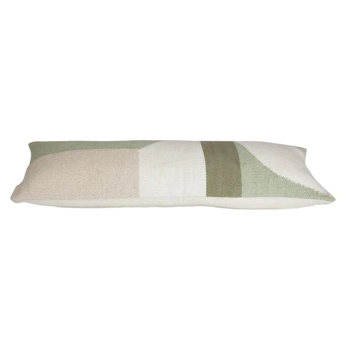 Geo Shapes Cotton Hand Loomed Lumbar Pillow