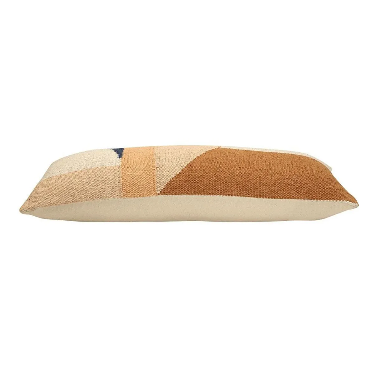 Geo Shapes Cotton Hand Loomed Lumbar Pillow
