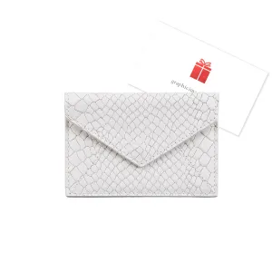Gift Card with Personalized Leather Card Case