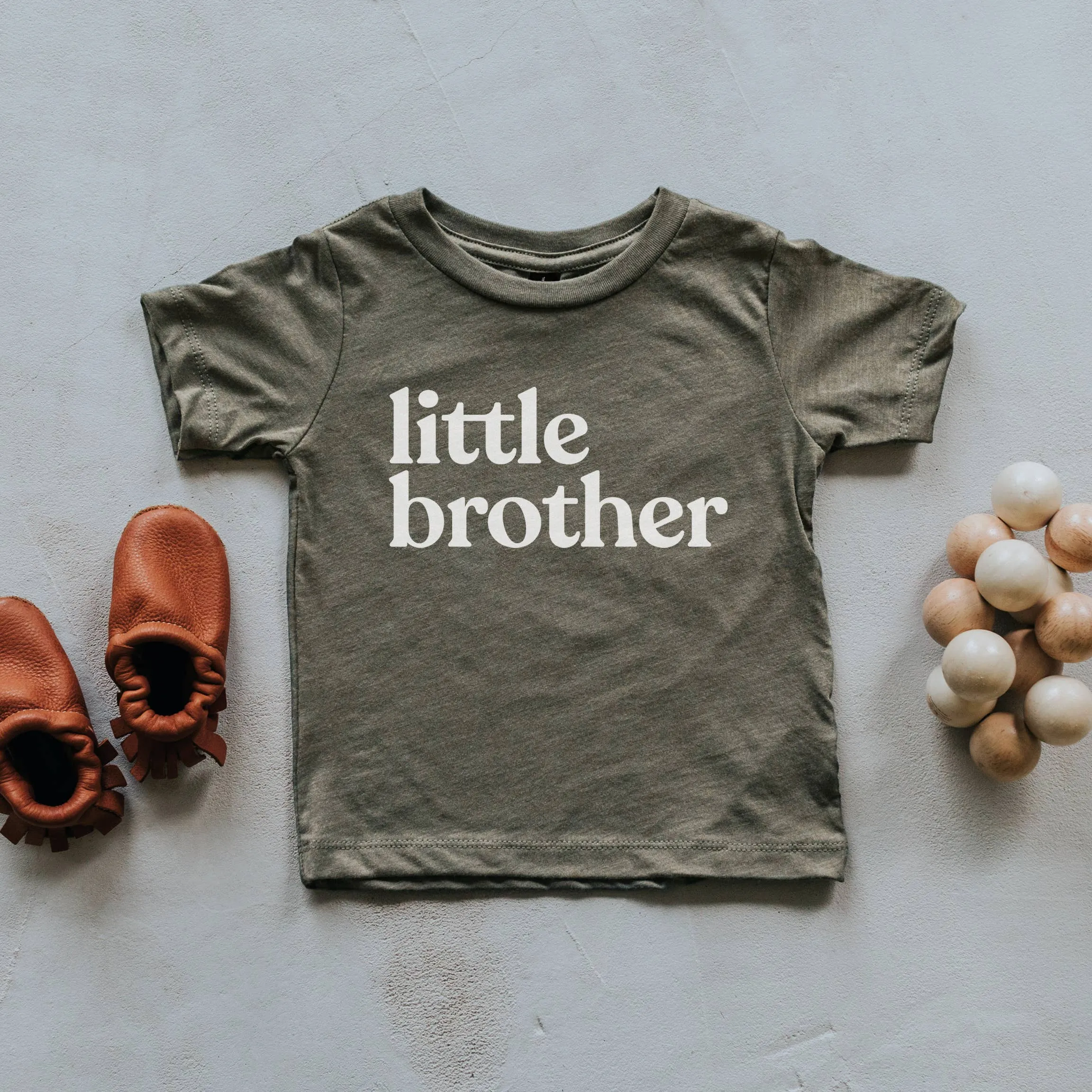 Gladfolk - Little Brother Tee - Olive