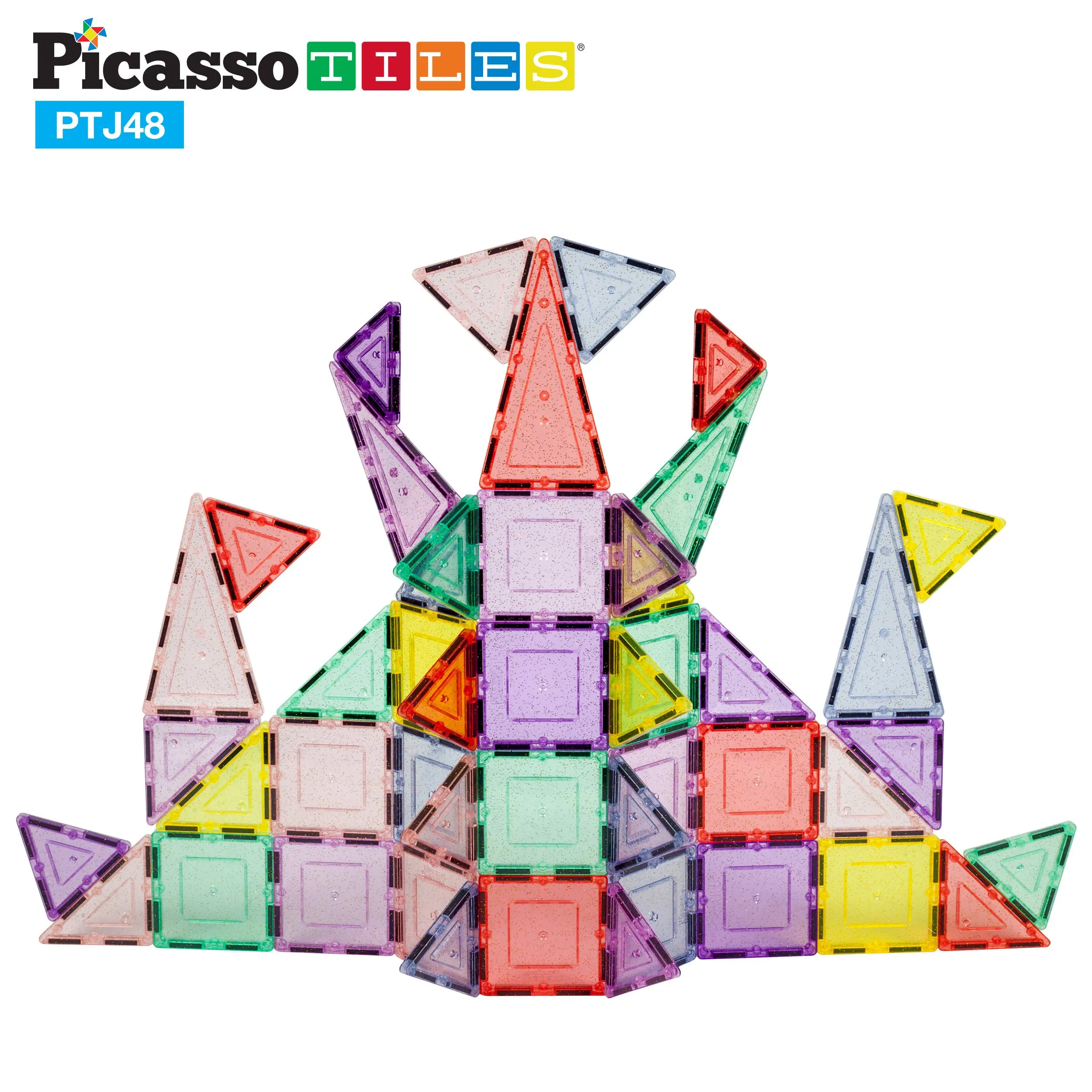 Glitter Themed tiles (48 pieces)