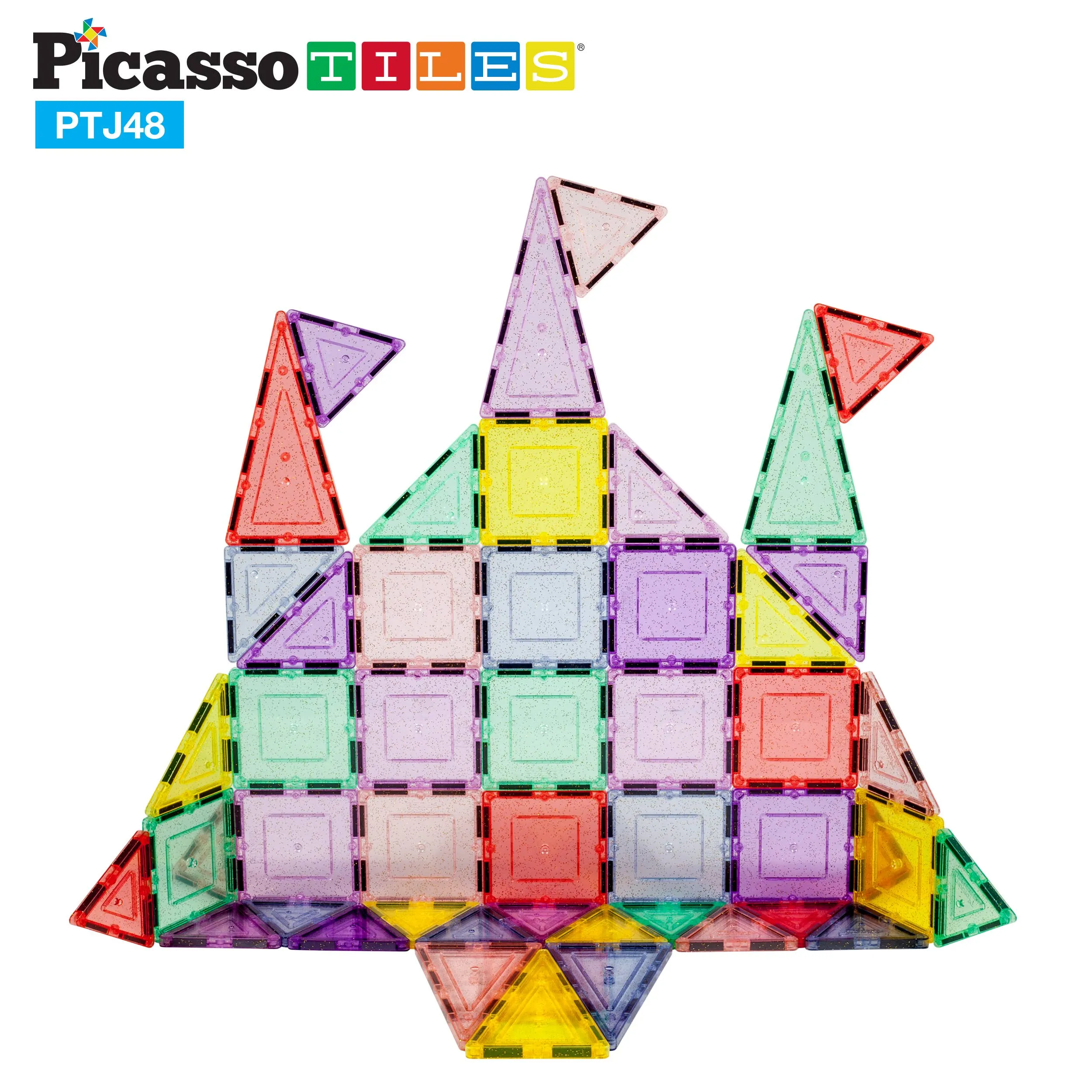 Glitter Themed tiles (48 pieces)