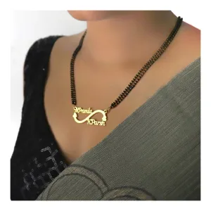 Gold Plated Premium Quality Mangal Sutra Name Necklace