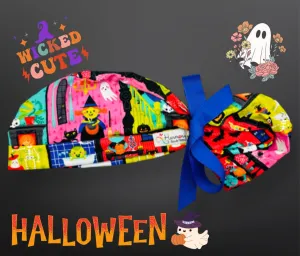 HALLOWEEN Night Modern Pony™ Scrub Hat