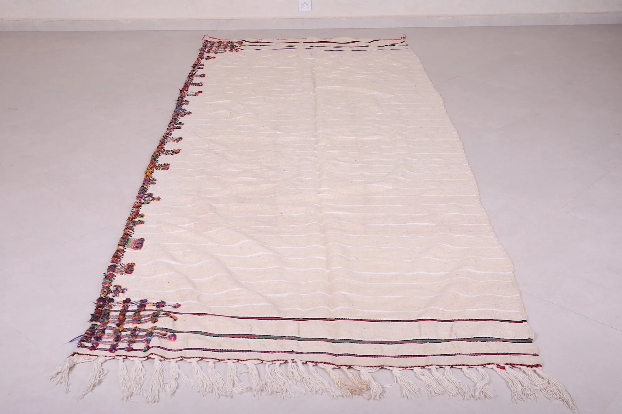 Handwoven Kilim Rug 4.5 FT X 11.1 FT – Unique Moroccan Runner