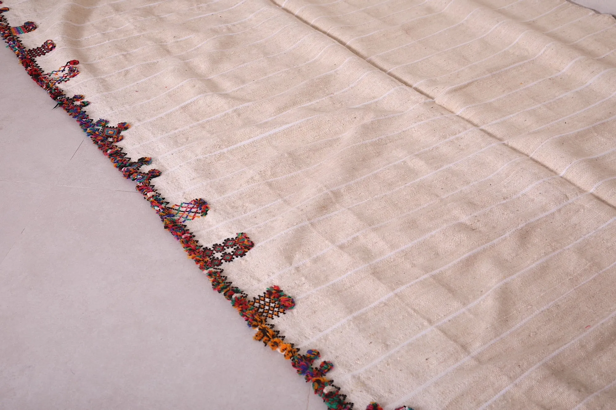 Handwoven Kilim Rug 4.5 FT X 11.1 FT – Unique Moroccan Runner