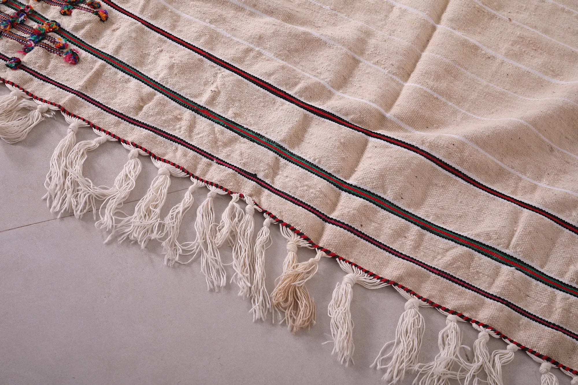 Handwoven Kilim Rug 4.5 FT X 11.1 FT – Unique Moroccan Runner