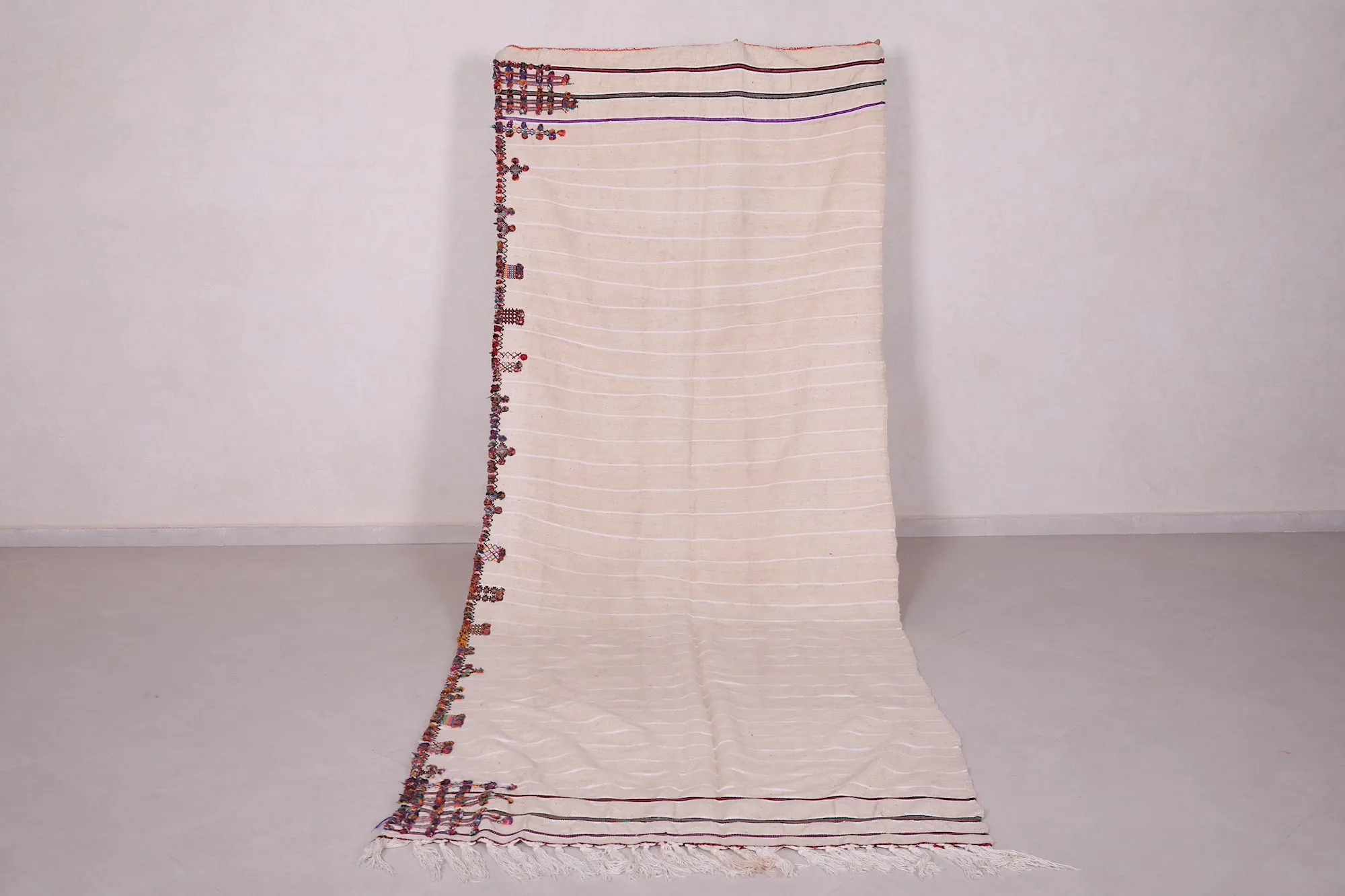 Handwoven Kilim Rug 4.5 FT X 11.1 FT – Unique Moroccan Runner