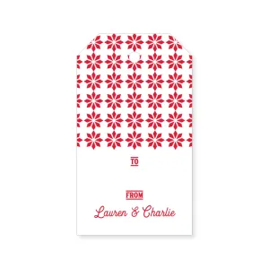 Holiday Gift Tag | snowflakes