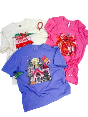 Holiday Graphic Tee Bundle ( 3 shirts   3 accessories)