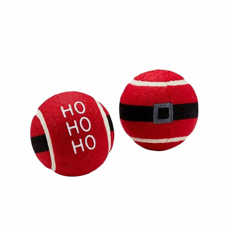 Holiday Tennis Ball Dog Toy
