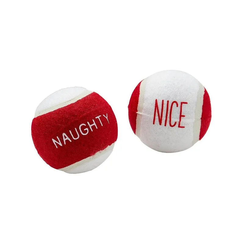 Holiday Tennis Ball Dog Toy