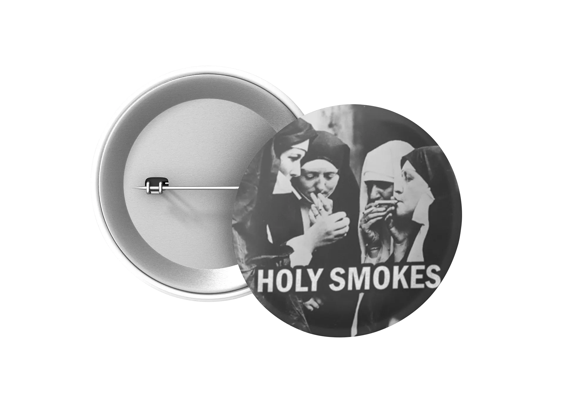 Holy Smokes Button