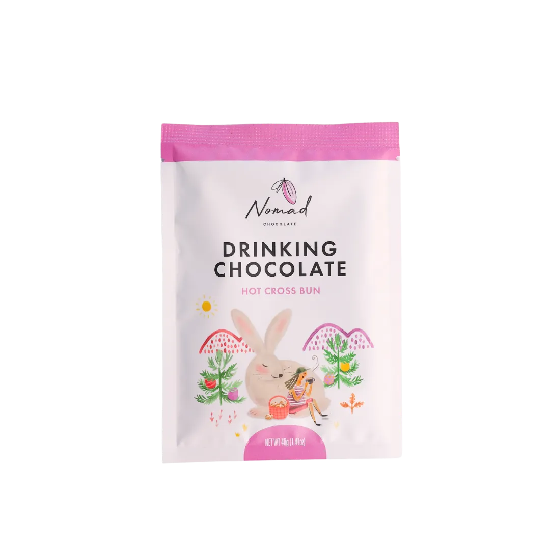 HOT CHOCOLATE HOT CROSS BUN