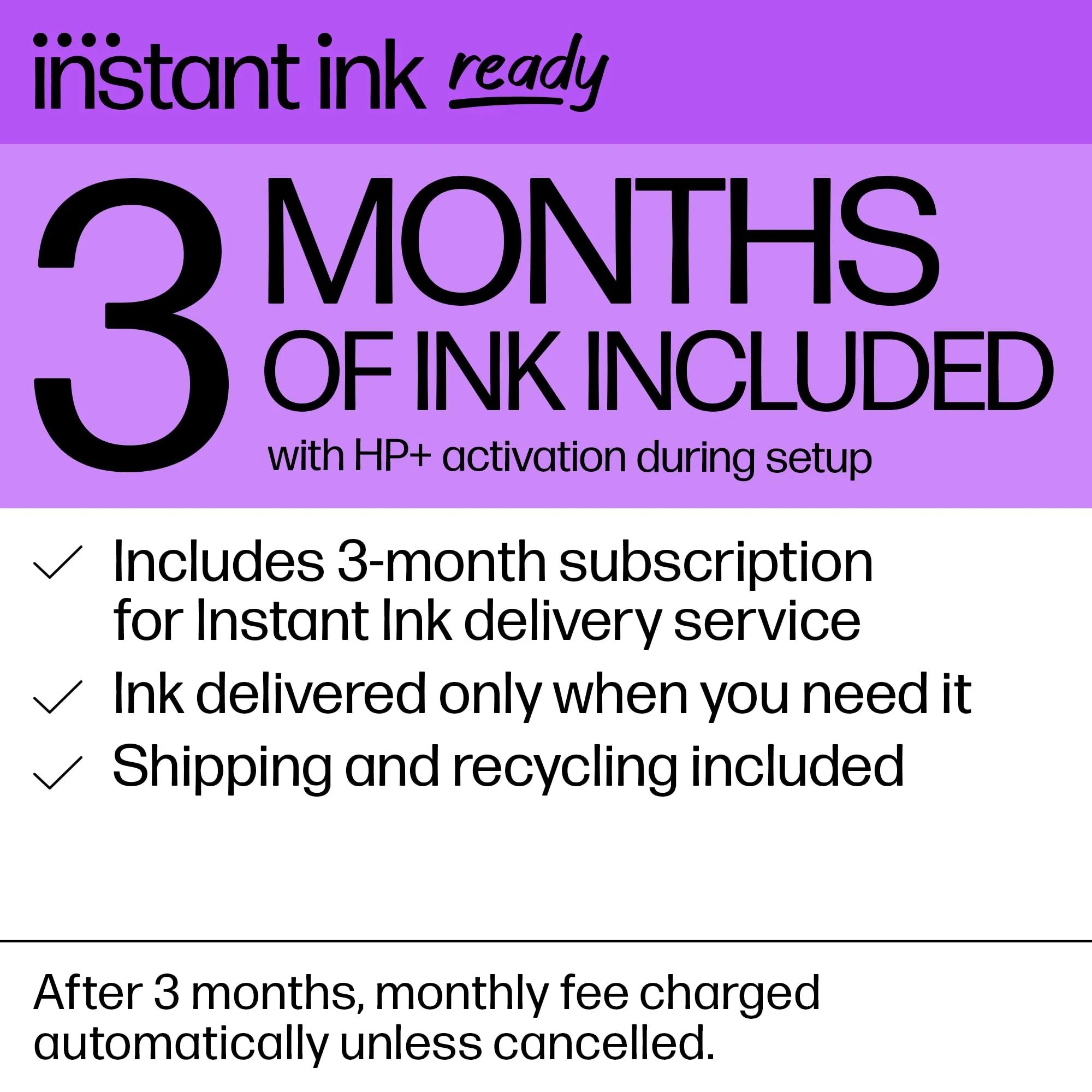 HP DeskJet 2734e Wireless Color All-in-One Printer with 3 Months Free Ink (26K72A), White