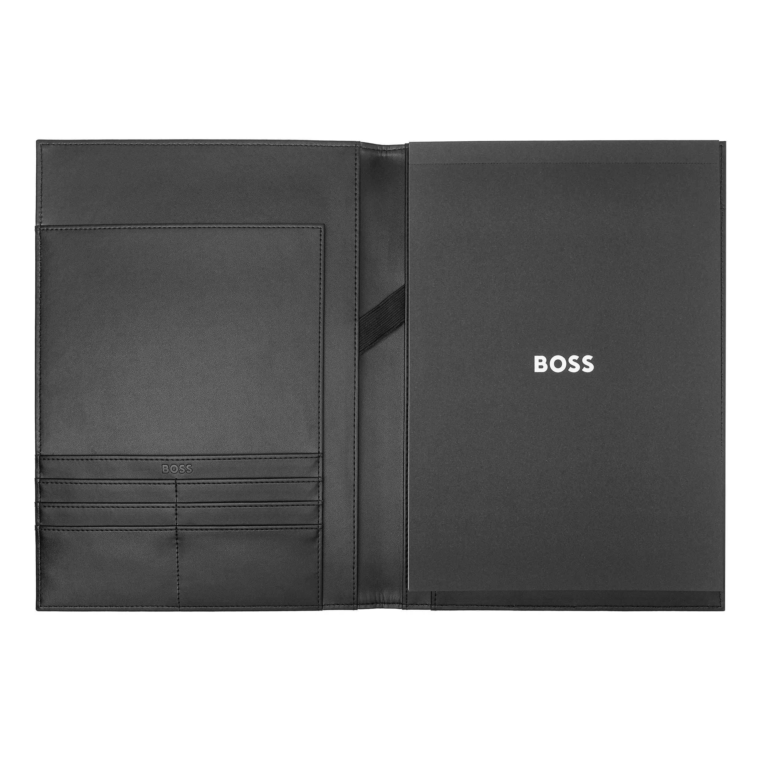 HUGO BOSS HDF412A - Folder A4 Monogram Black