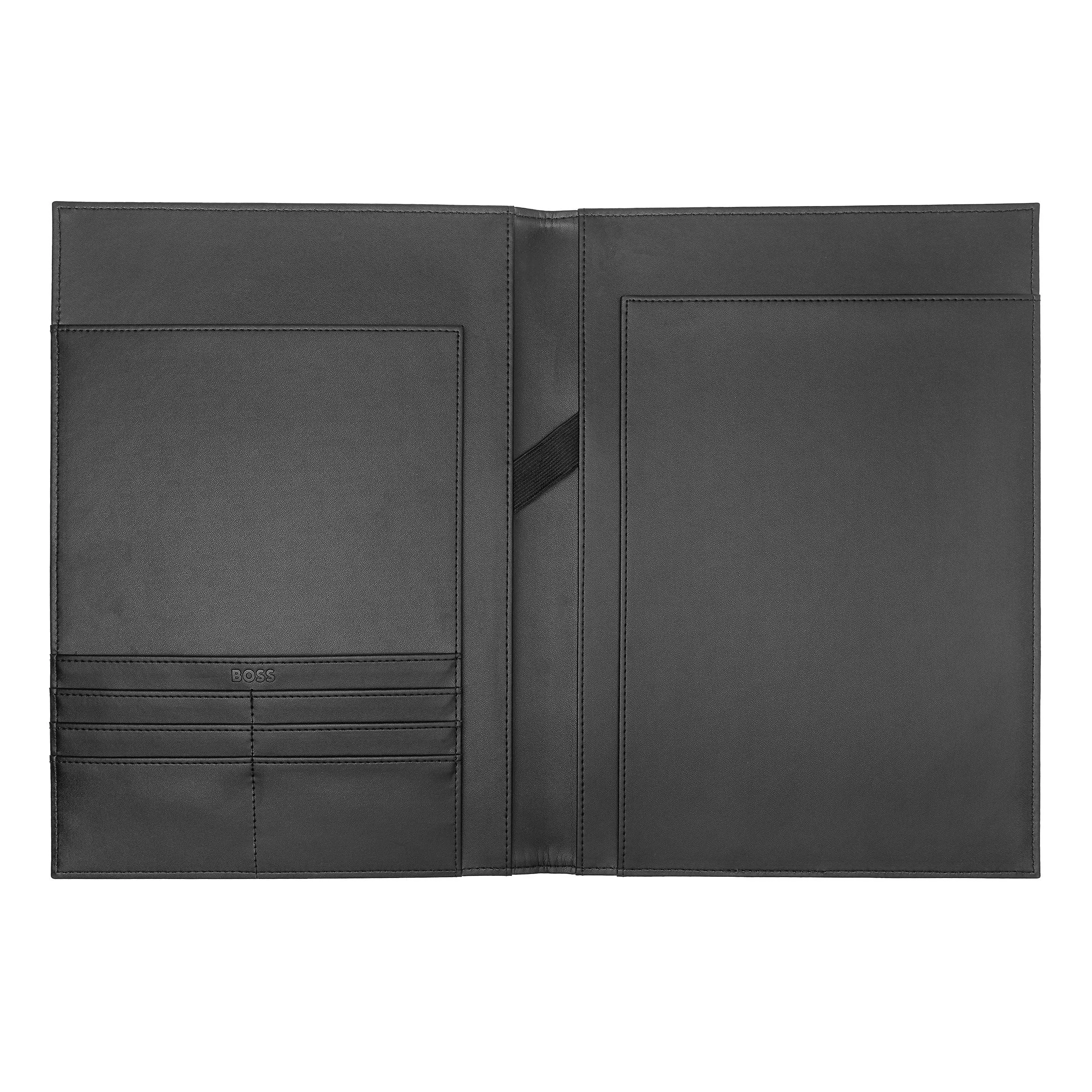 HUGO BOSS HDF412A - Folder A4 Monogram Black